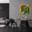 Art mural en verre acrylique Epic Art «Jungle Flair 4» par Wild Apple, 24 po x 24 po-2120366751