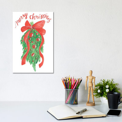Christmas Whimsy IV by Jessica Mingo - Wrapped Canvas Painting