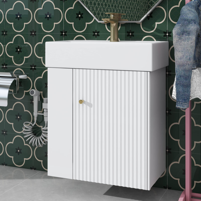 Meuble-lavabo mural 21,6 po