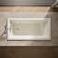 Underscore® 60" x 30" Drop-In or Undermount Acrylic Soaking Bathtub with Sloped Backrest-743092122
