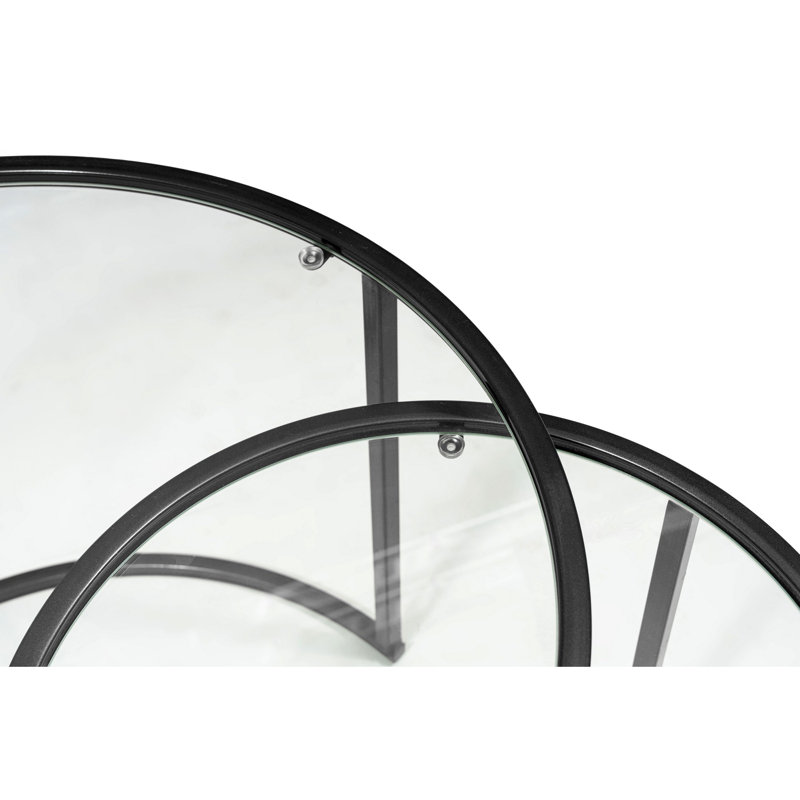 Frame Coffee Table, Black, 43" H x 60" L x 80" W