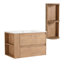Meuble-lavabo mural polyvalent avec lavabo et options de rangement-966927806