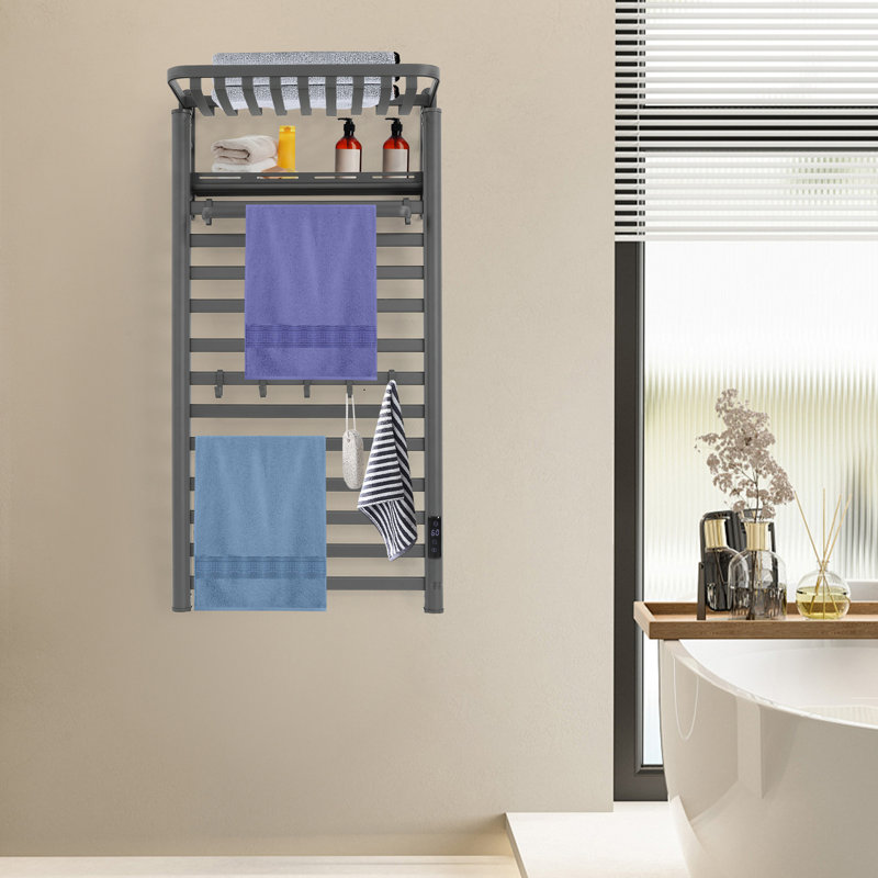 Porte-serviettes chauffant, chauffe-serviettes Electri, Gris