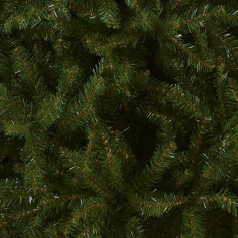Artificial Full Christmas Tree, Green, Fir, Includes Stand,  	9'