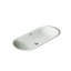 Iron Plains Metal Rectangle Dual Mount Bathroom Sink with Overflow-1215966205