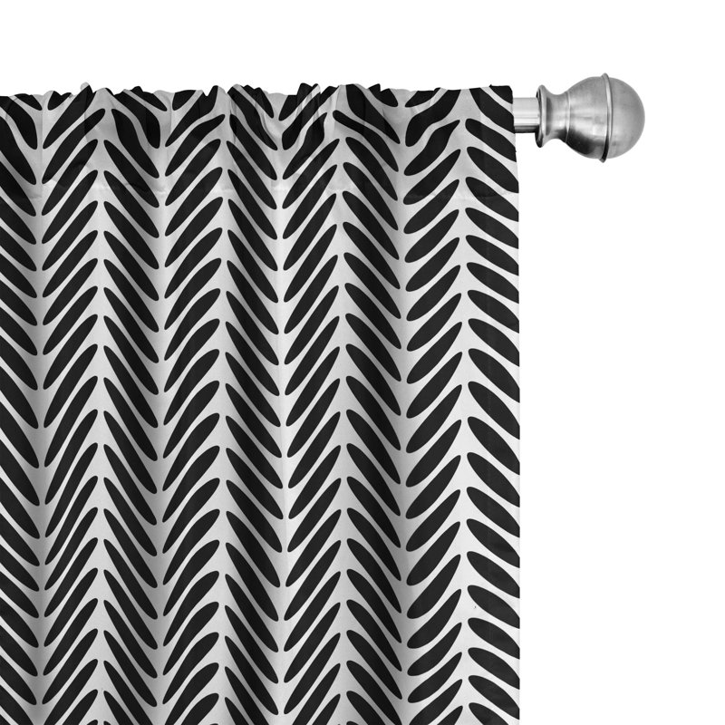 Semi-Sheer Rod Pocket Curtain Panels, 28" x 63"