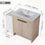 Meuble-lavabo autoportant avec lavabo en céramique