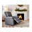  Oversized Wide Power Lift Recliner Chair - Heat and Massage, Faux PU Leather, Adjustable Back and Legs, Electric Lift Chair Designed for The Elderly and People with Mobility impaired-1603224662