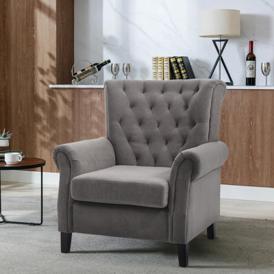 Brasel Velvet Armchair