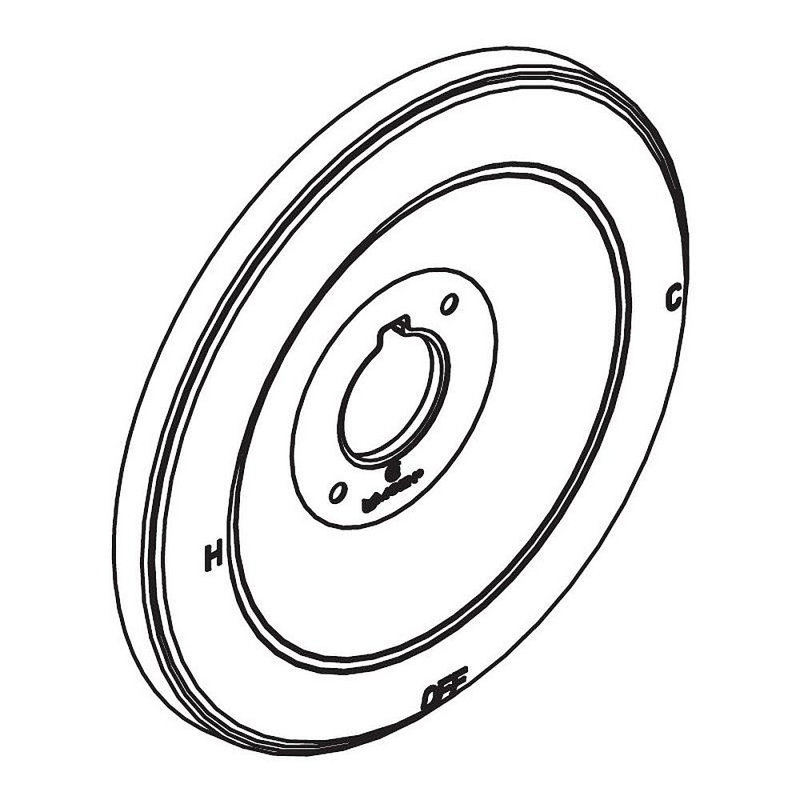 Kingsley Single Handle Tub/Shower Escutcheon for Monticello & Legend Faucets, Brushed Nickel