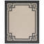 Tapis intérieur / extérieur en laine crocheté à la main ivoire / gris Reedsville-22463233