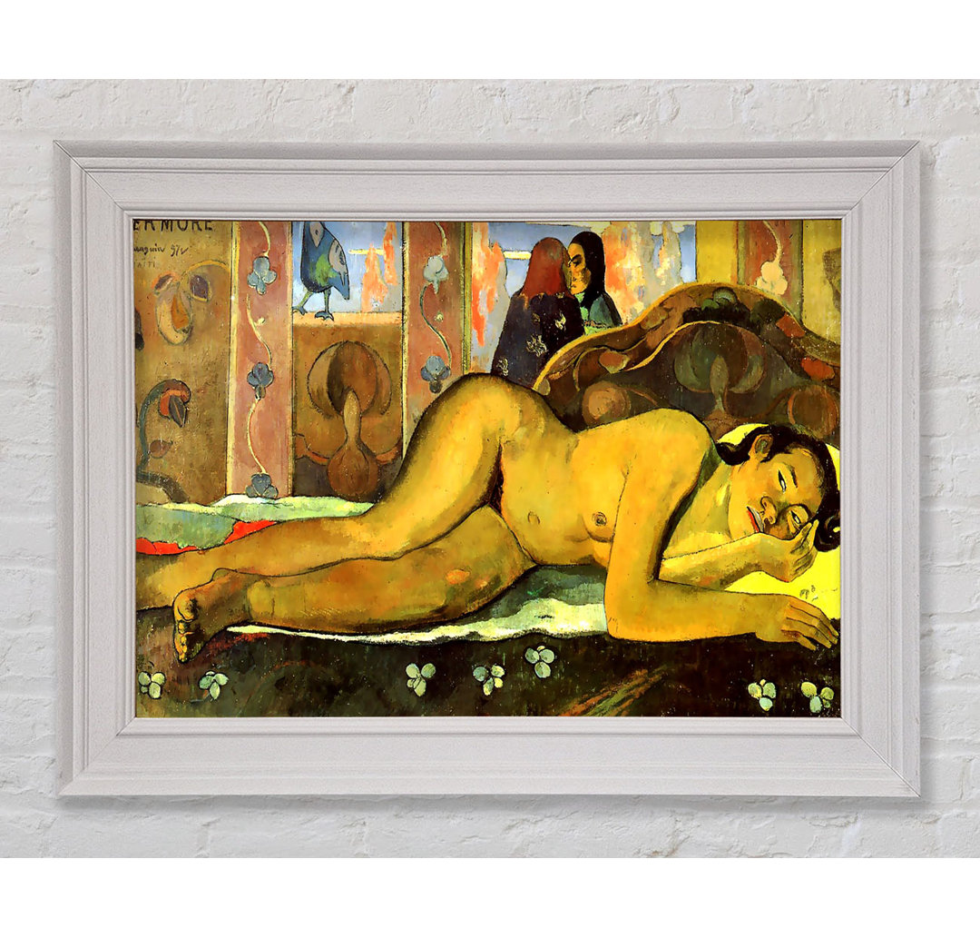 Gerahmtes Leinwandbild Evermore von Gauguin