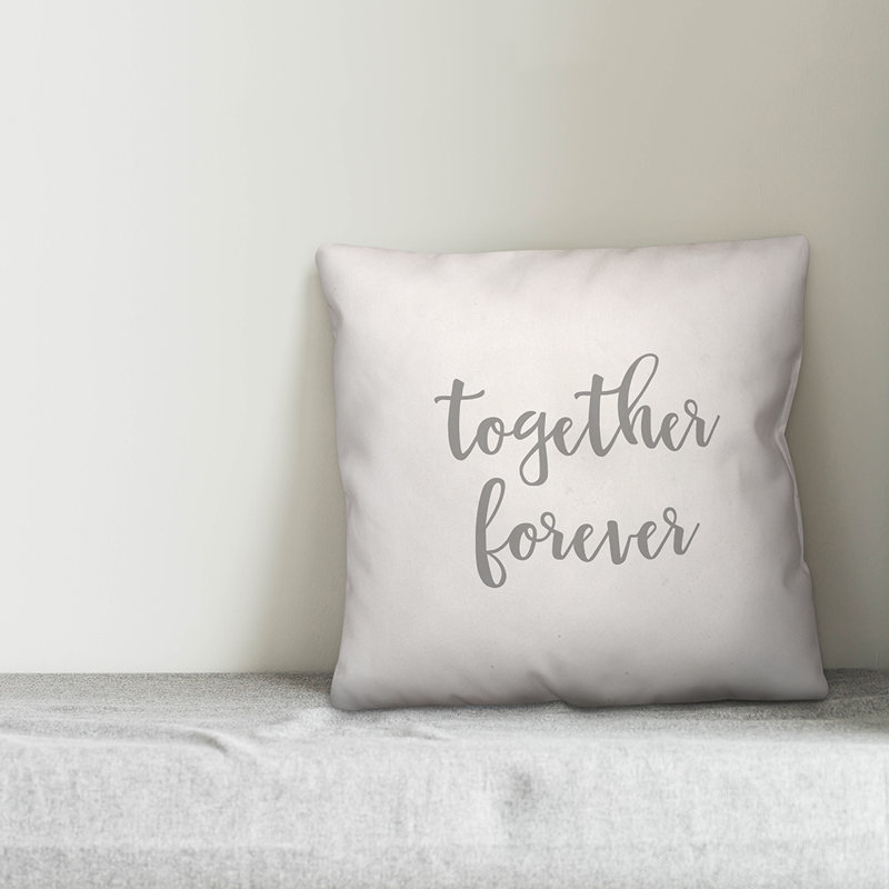  Coussin Together, Blanc, Coussin et housse de coussin