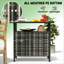 Table basse d'extérieur, organisateur d'armoire de rangement pour serviettes et table de bar | Idée de cadeau