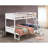 Twin/Full Bunk Bed In White - Creates A Functional Bedroom Environment Practical