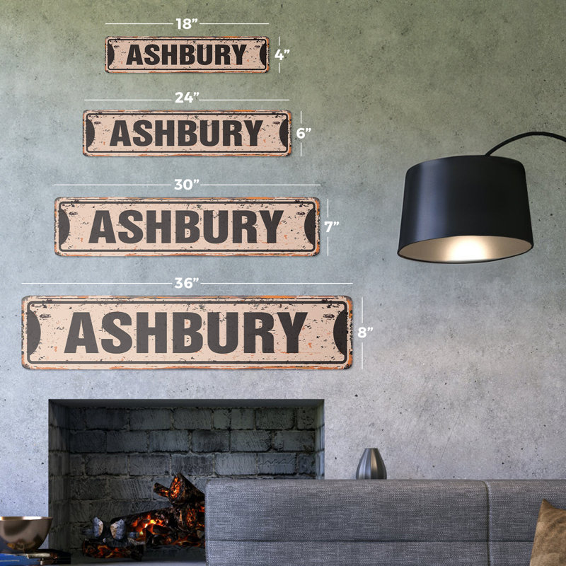 Plaque de rue Ashbury
