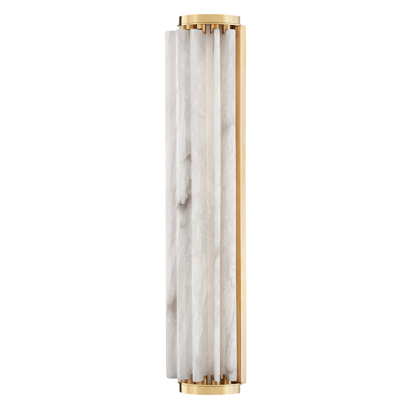 Hillside 1 Light Wall Sconce, Aged Brass
