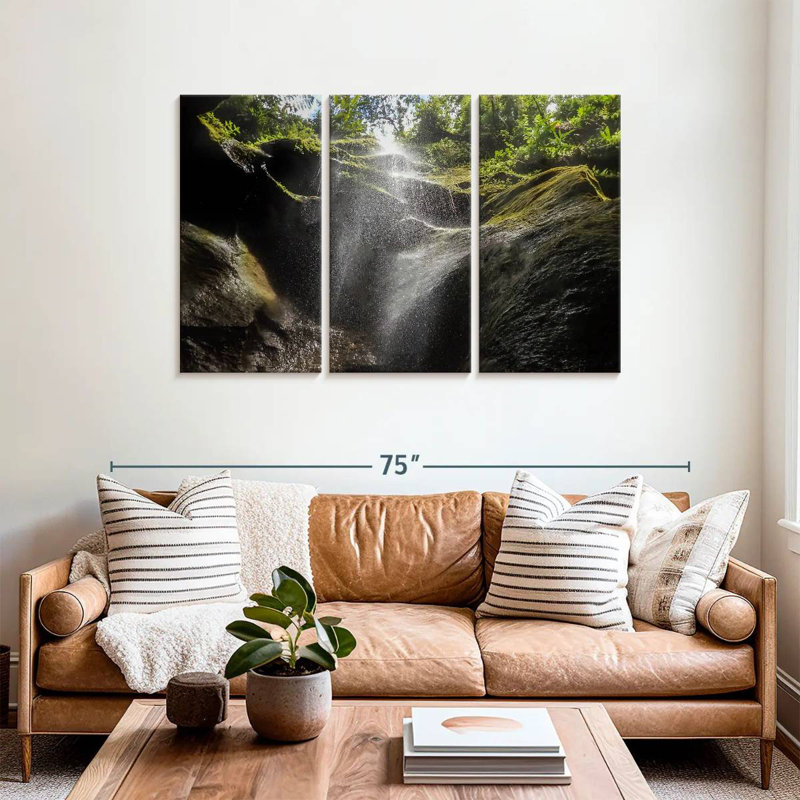 Chute d'eau Alvord Dominica Secret, H 36 po x l 57 po