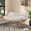 Chaise berçante d'extérieur en acier Gifty-593079665