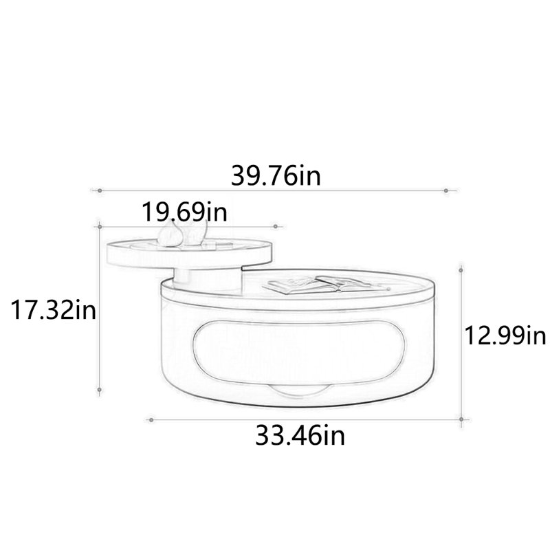 New style creative advanced simple tea table