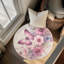 Tapis tressé Flowered Flutters-1120566856
