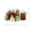 Fall Centerpiece With Hydrangeas, Pomegranates And Wheat