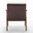 Mid-Century Modern Accent Chair With Solid Wood Frame, Extra-Thick Backrest, And Versatile Design For Living Room, Bedroom, And Reading Nook-156869364