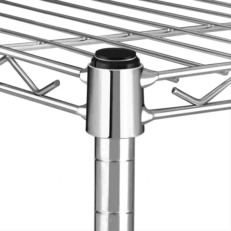 Étagère Paetin, Argent argent, H 54 po x l 36 po x P 13,98 po