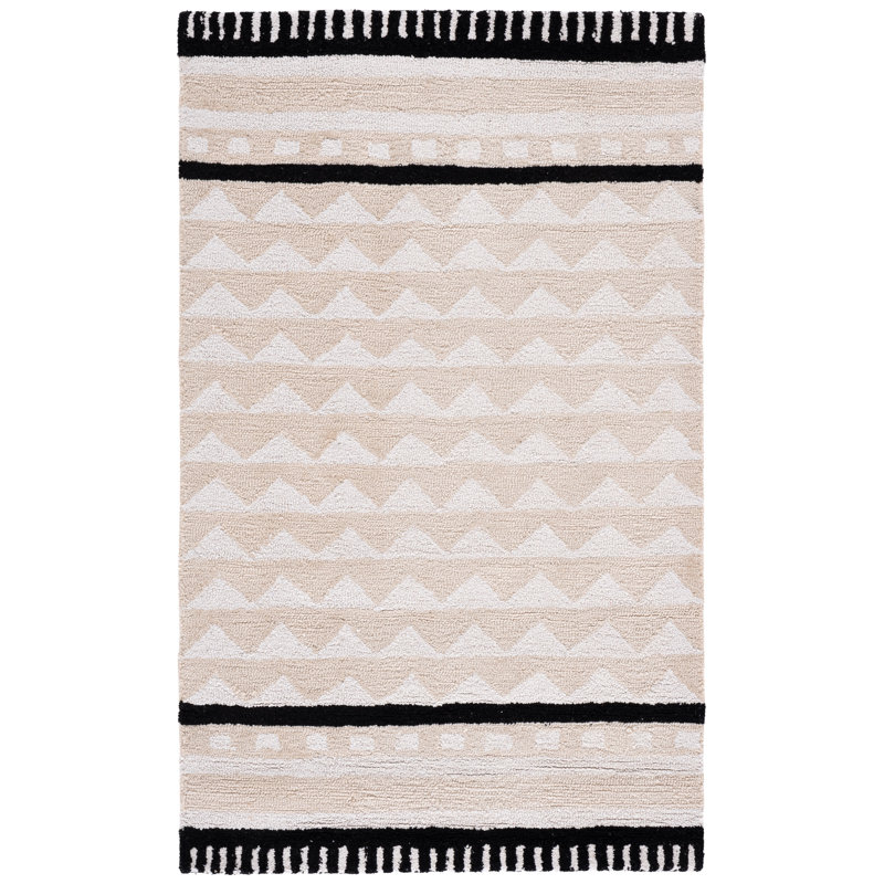 Capri Hand Tufted Performance Chevron Rug, Rectangle 3' x 5'