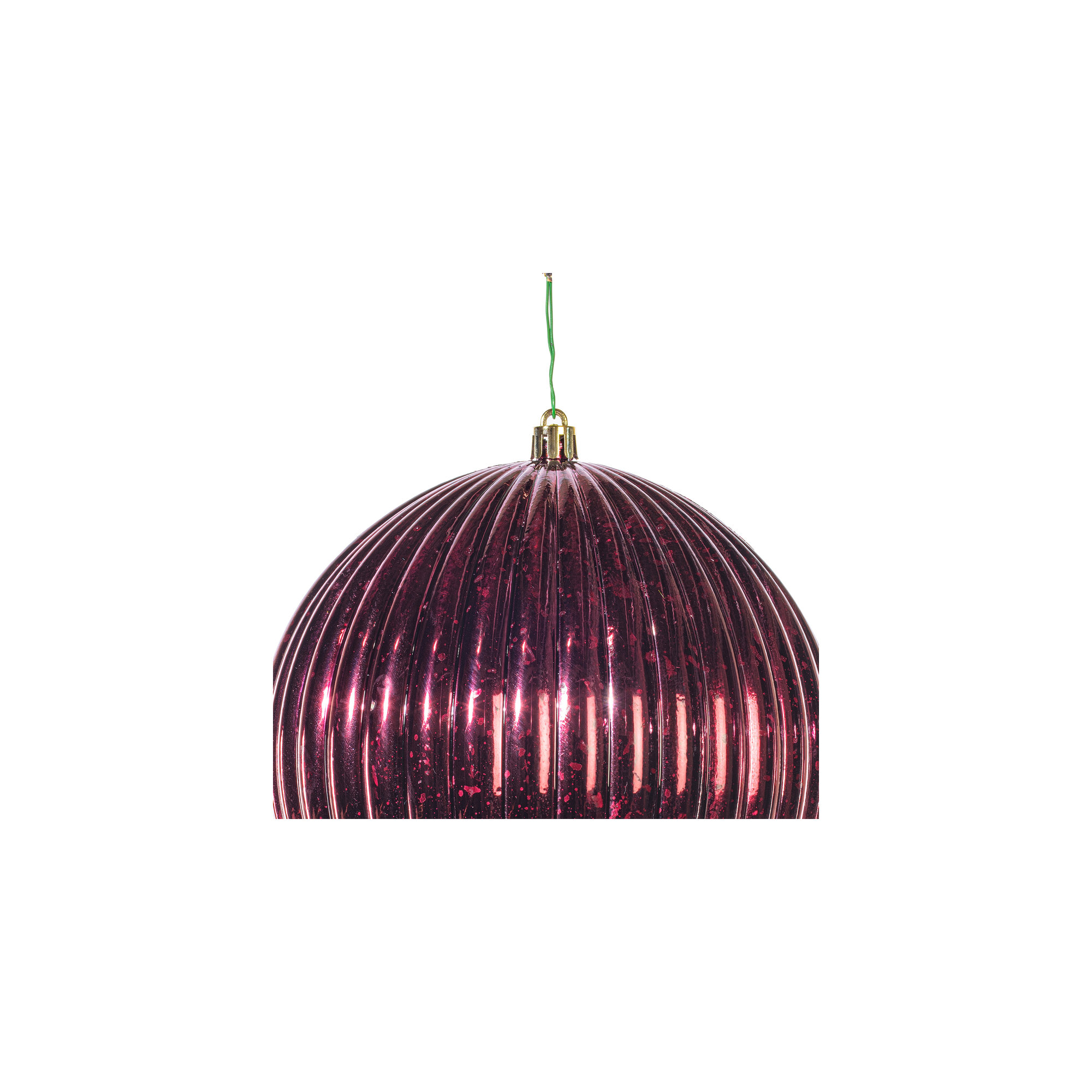 Chistmas Ball Ornament Set of 4, Burgundy