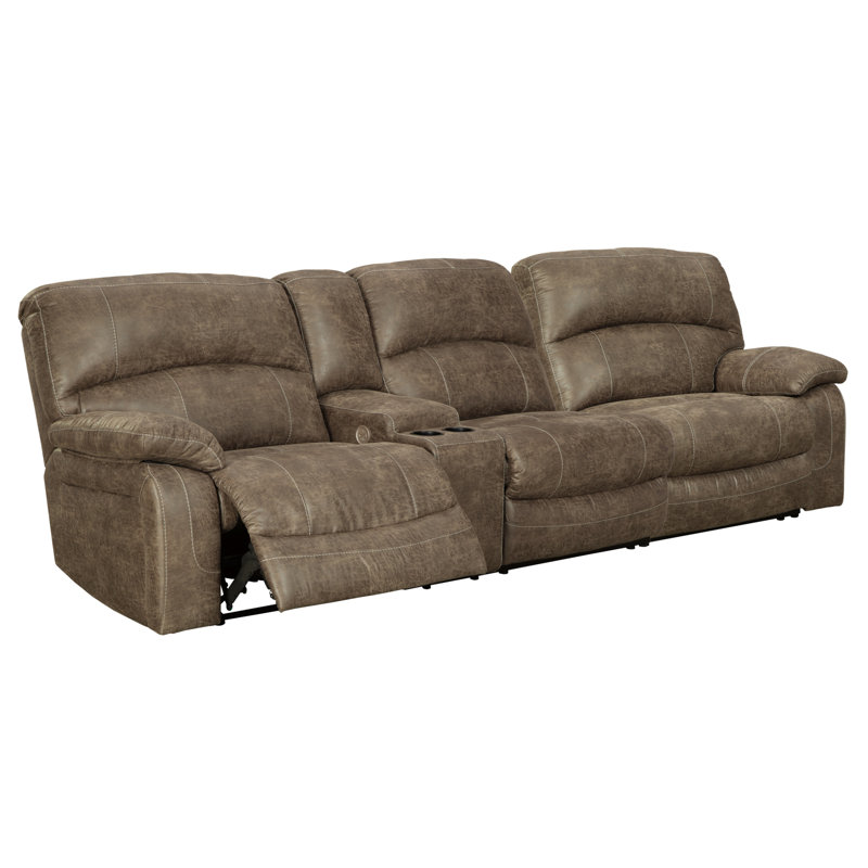 Avillion 127'' Faux Leather Power Reclining Sofa