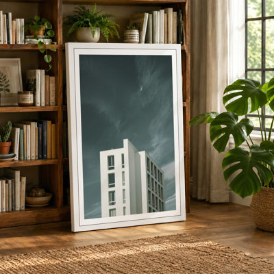 Vertical Architecture Industrial - Wrapped Canvas