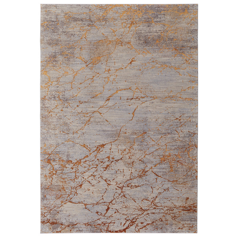 Rhun Abstract Indoor Rug, Rectangle 2' x 3'