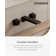 FARNE Waterfall Bathroom Sink Faucet with Pop-Up Drain,  2-Handle Wall-Mount Faucet 2.0 GPM