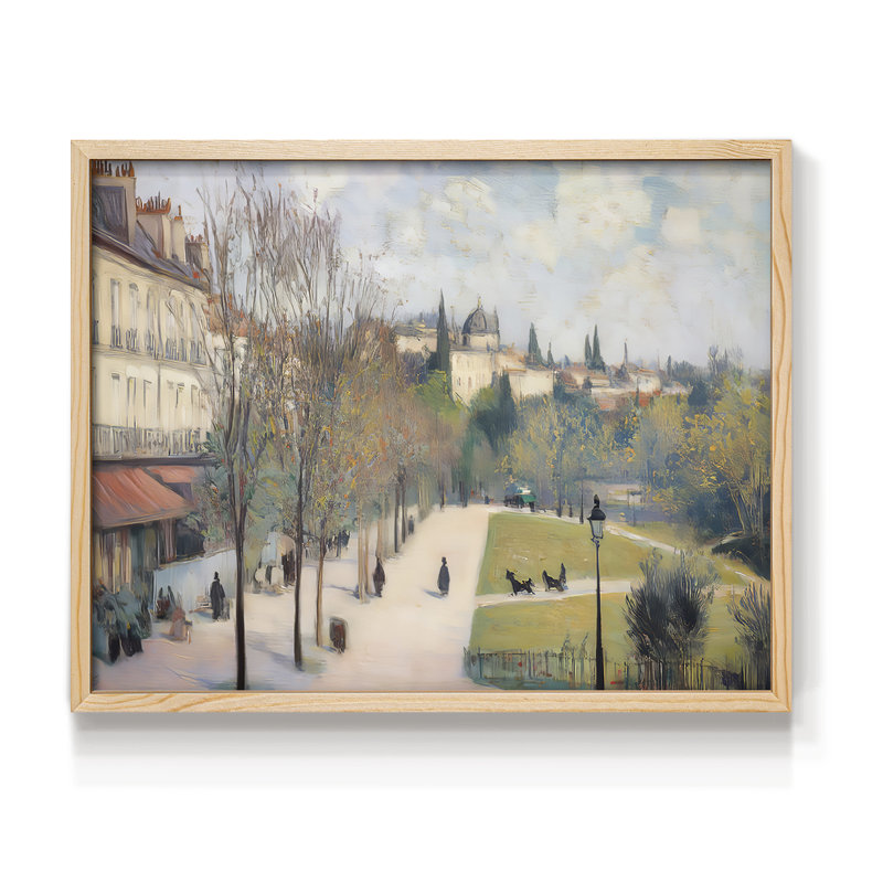 Paysage, série XXX, reproduction encadrée, Naturel, H 11 po x l 14 po