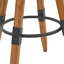 Loomis Solid Wood Adjustable Height Counter Stool