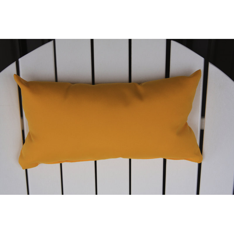 Coussin rectangulaire pour l'extérieur Adirondack, Jaune