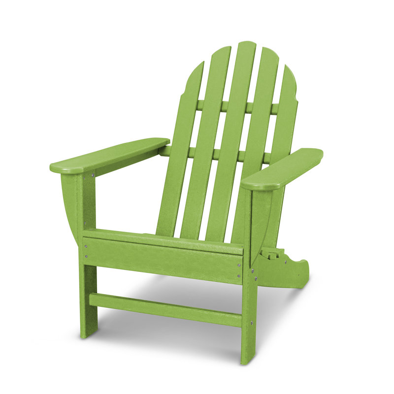 POLYWOOD Classics Adirondack Chair, Lime