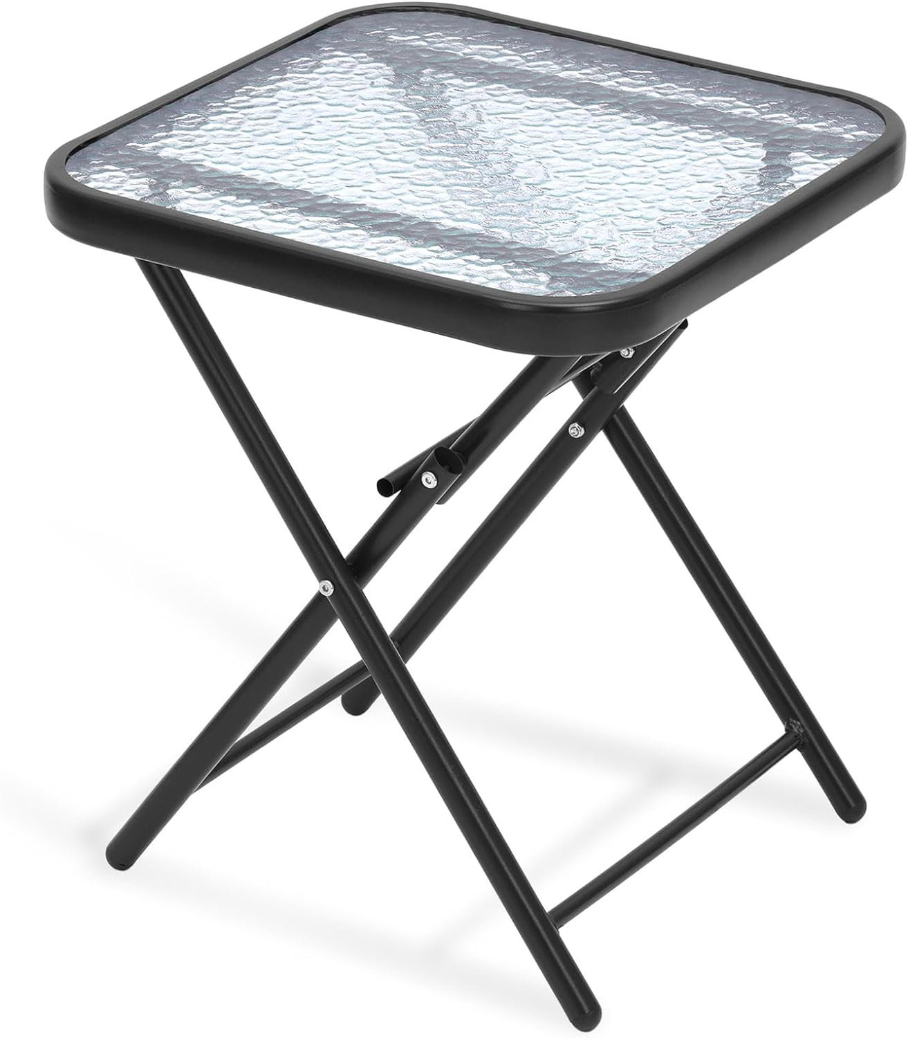 Shimano 20’’ Square Folding Side Patio Table Accent Coffee Tea Table