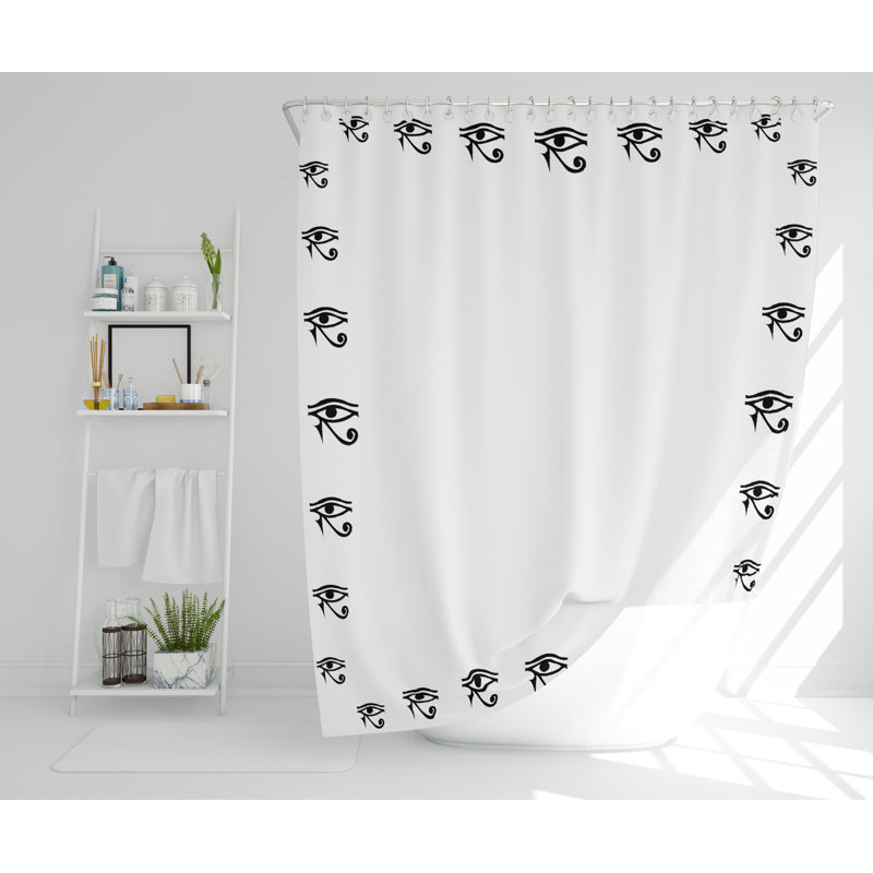 Stygg Polyester Shower Curtain, 168cm H x 168cm W