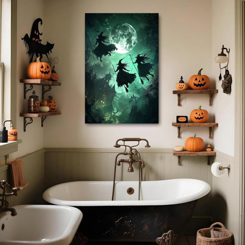 «Flying Three Witches», art mural 24 po x 36 po