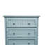Commode 5 tiroirs Kolya - Finition bleue-615445348