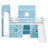 Loft Bed with Slide, Tent and Tower-1641578025-1630791881