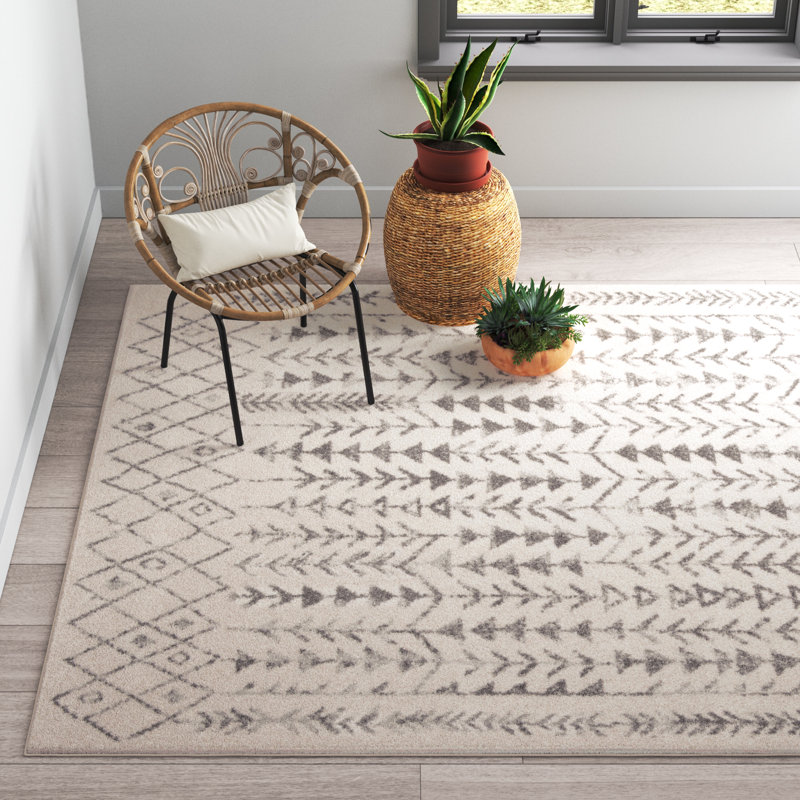 Braffe Geometric Area Rug, Rectangle 160 x 229 cm