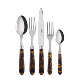 Tortoise 5 - Piece Stainless Steel Flatware Set - Service for 1