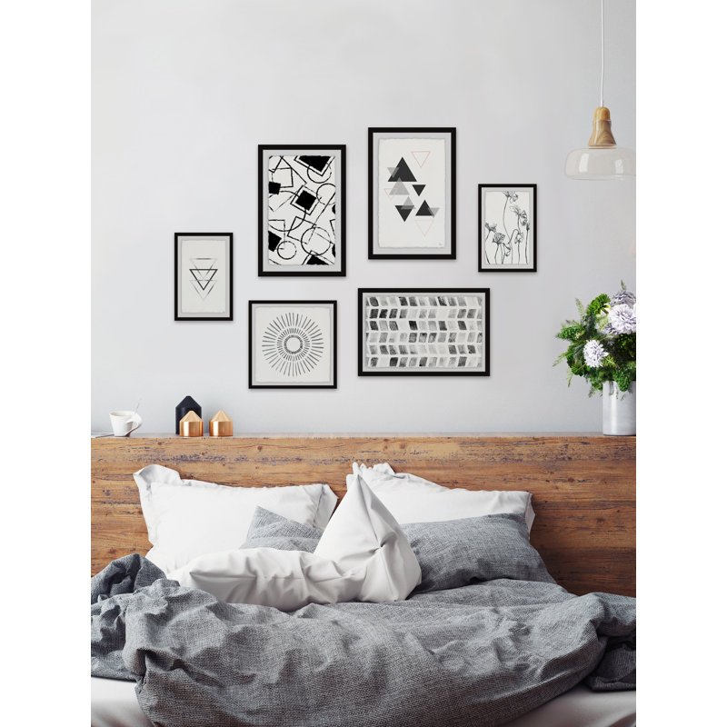 «Bold Geometric Hexaptych»