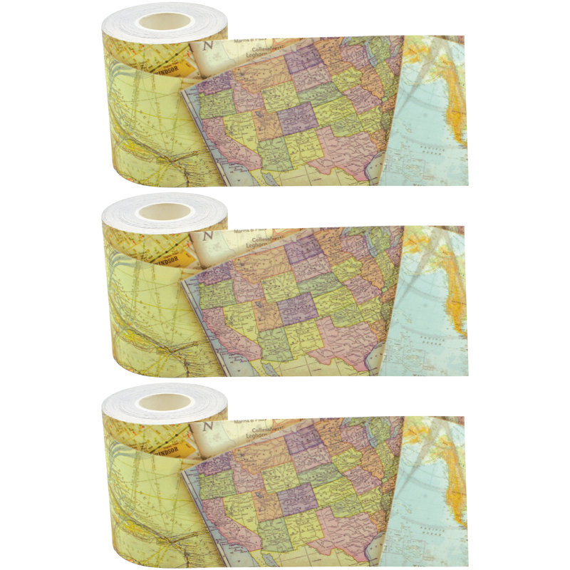 Bordure roulée droite Travel the Map