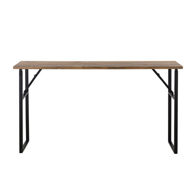 Aalish Natural Wood Console Table by 17 Stories