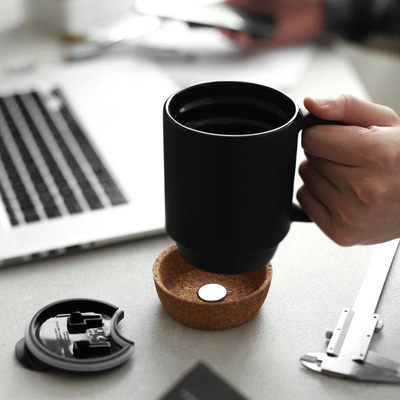 Stoneware Coffee Mug, Black