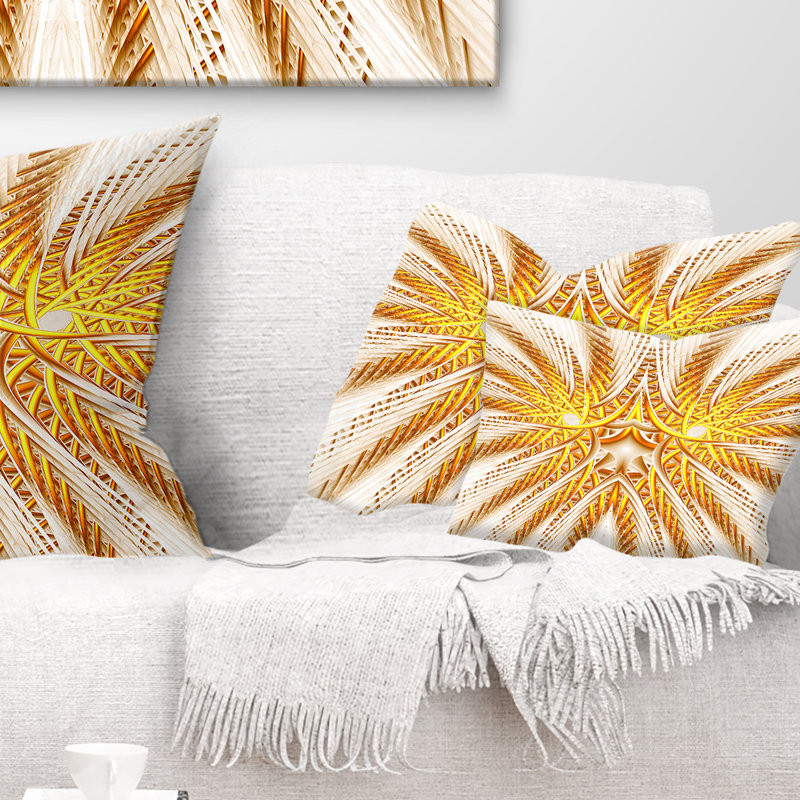Coussin lombaire , Orange / Jaune